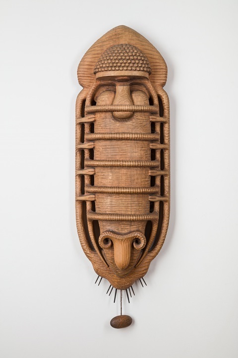 image of a sculpture in wood from the Existences series