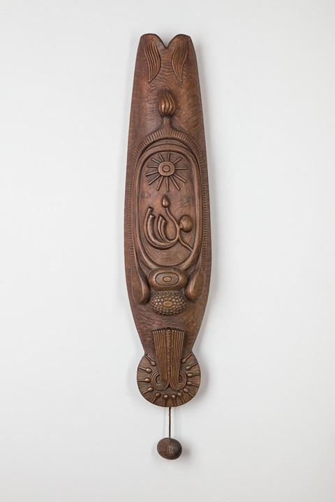 image of a sculpture in wood from the Existences series