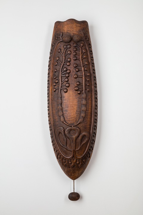 image of a sculpture in wood from the Existences series